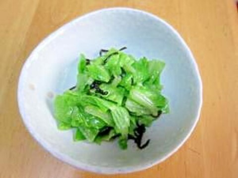 おひとり様ご飯の副菜に！キャベツの塩昆布あえ